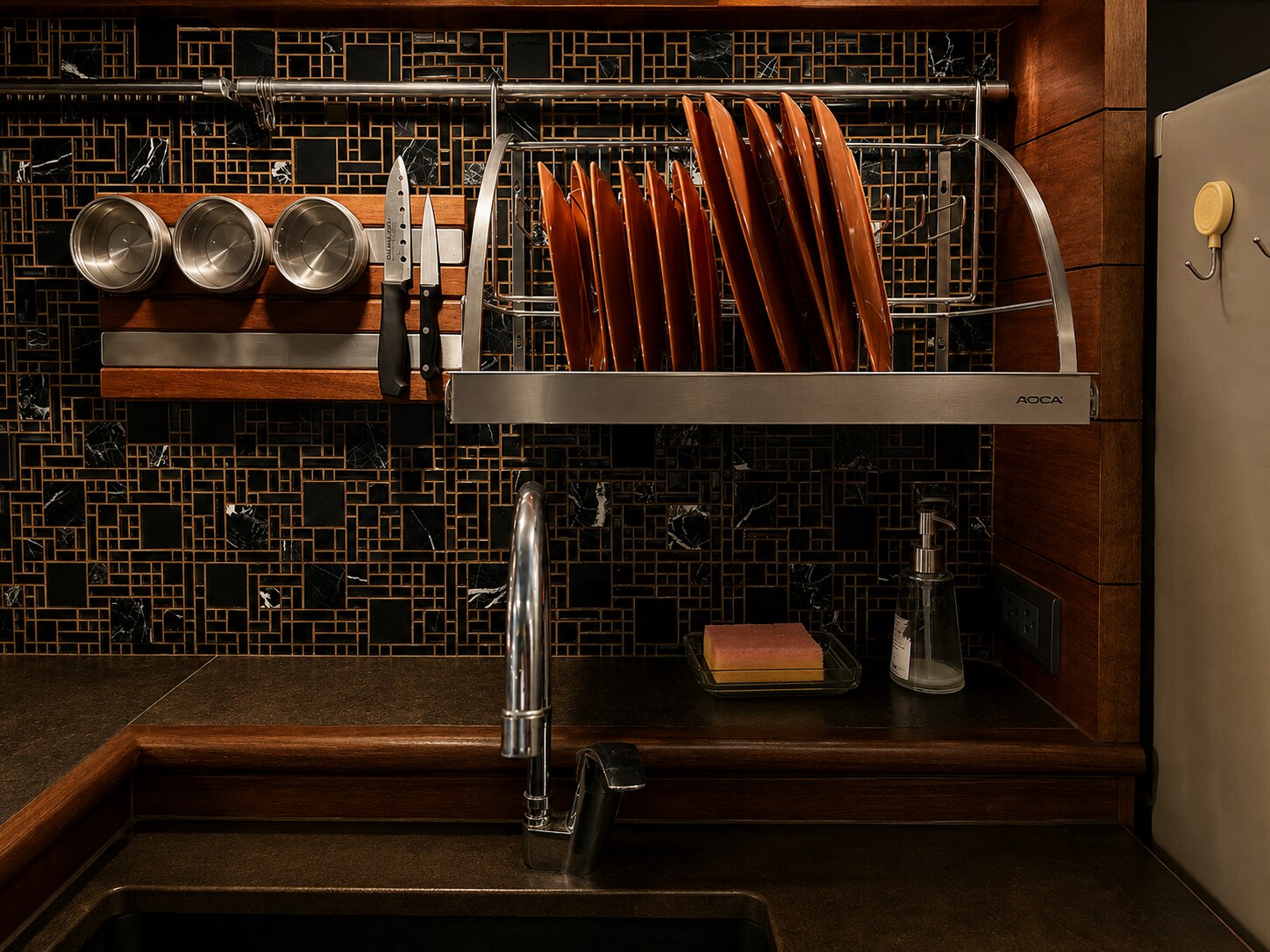 Fitted kitchen detail