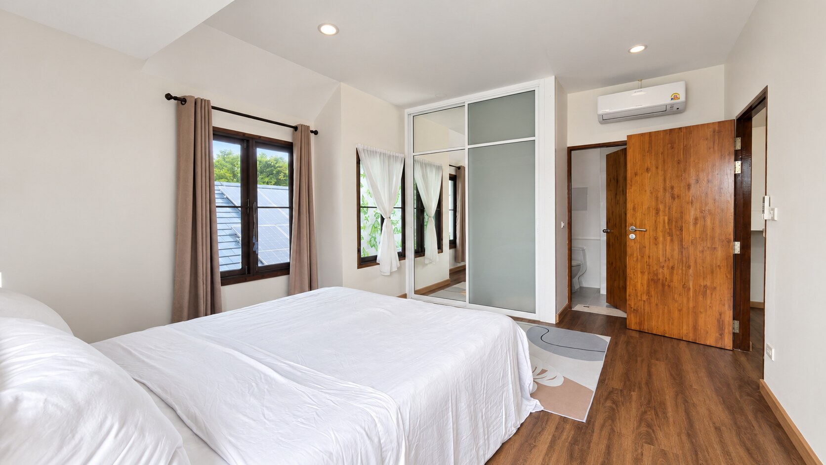 Bright furnished bedroom