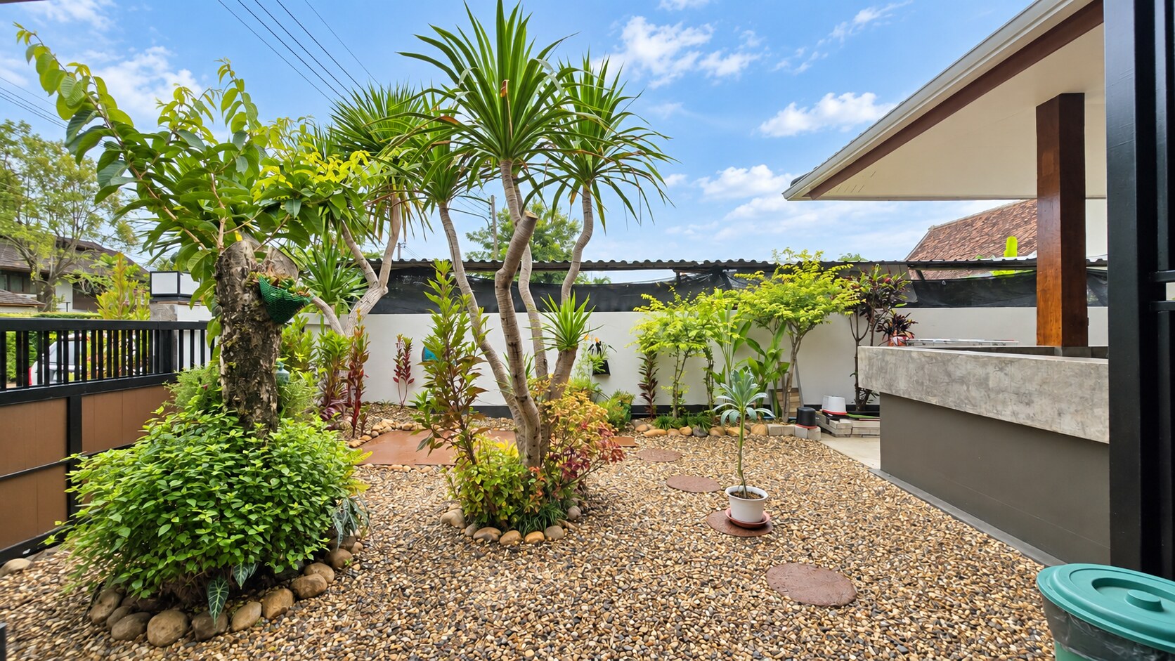 Landscaped garden