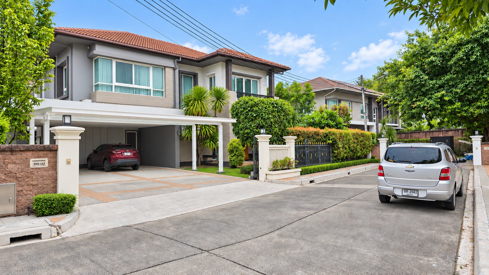 บ้านเดี่ยว Tropical Modern ในโครงการหรู