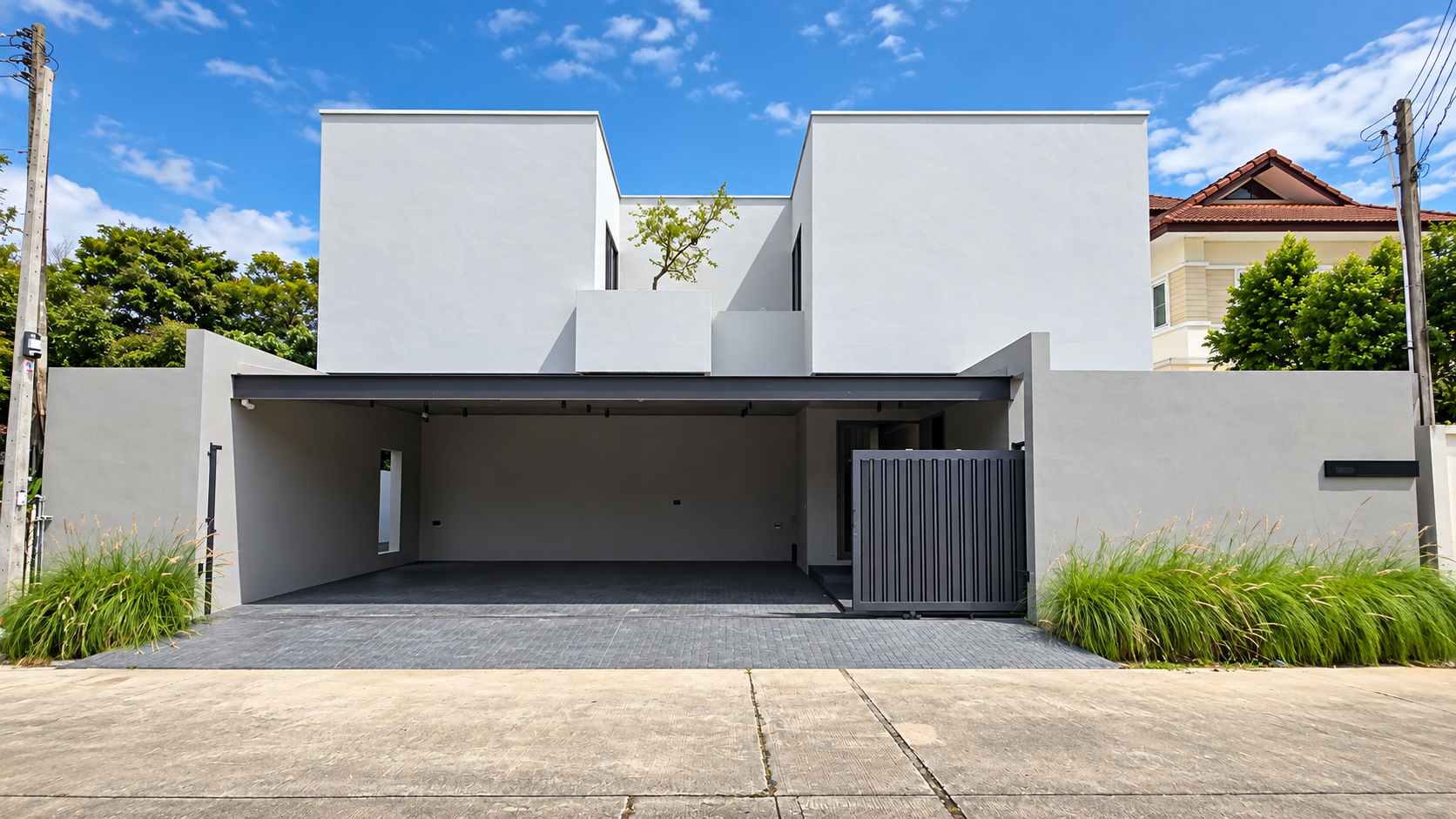 HS 068 · HS 068 A spacious modern home designed around a central courtyard · ตำบลตลาดขวัญ ดอยสะเก็ด เชียงใหม่ · ภาพที่ 4