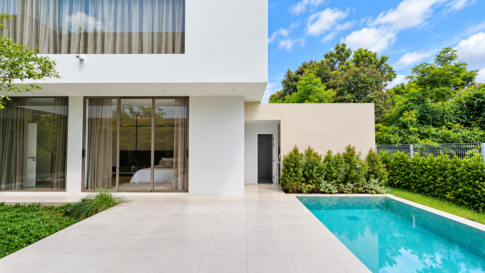 HS 068 · HS 068 A spacious modern home designed around a central courtyard · ตำบลตลาดขวัญ ดอยสะเก็ด เชียงใหม่ · ภาพที่ 5