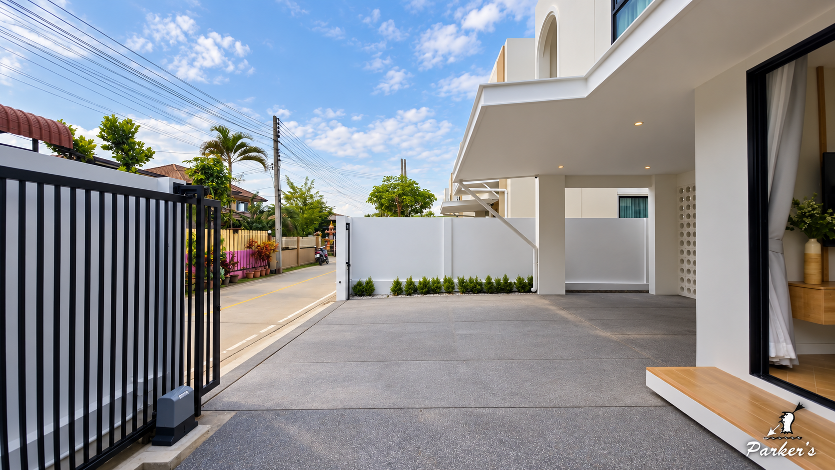 HS 008 · HS 008 A Perfect Home for a Warm Family Beginning · บ้านนอกโครงการ ตำบลสันผักหวาน หางดง เชียงใหม่ · ภาพที่ 3